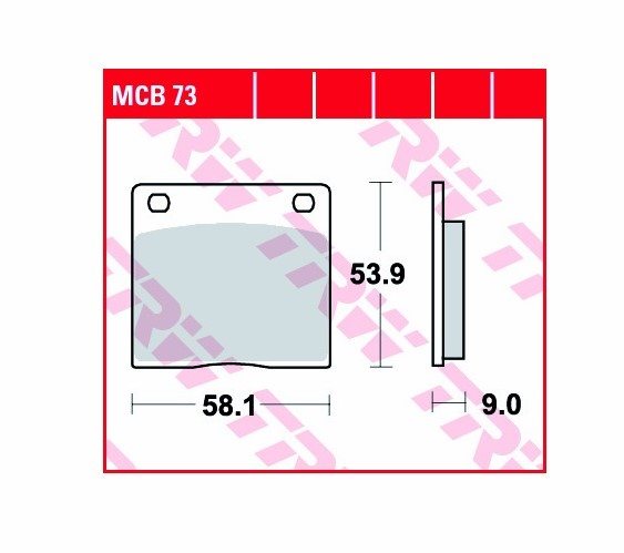 Bremsbeläge Hinten Für BMW R 850 Modelle – 1 Paar, Größe 94x37,3x7,5 Mm, ISO-zertifiziert