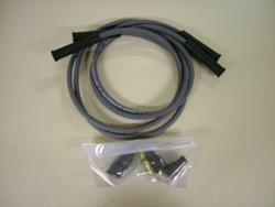 DYNA-Zündkabel, Satz für 4 Zylinder, 8mm, grau, Graphit-Kern