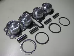 1216ccm BIG BORE-Kolbensatz, 81mm Bohrung, 12:1 Verdichtung für GSX-R 1100 `89-`92 1216ccm BIG BORE-Kolbensatz, 81mm Bohrung, 12:1 Verdichtung für GSX-R 1100 `89-`92