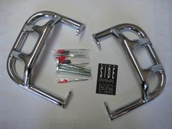 TAROZZI-Sturzbügel, Satz, Stahl verchromt inkl. Anbauteile für alle HONDA CB 500 Four