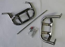 TAROZZI-Sturzbügel, Satz, Stahl verchromt inkl. Anbauteile für alle CB 1100 F