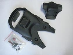 Umbaukit für Kennzeichenhalter von TRIUMPH SPEED TRIPLE 1050 ab 2008, geeignet für orig. Blinker oder Miniblinker (z.B. KELLERMANN), inkl. LED-Kennzeichenleuchte und Anbauanleitung.