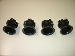 Satz (4Stk.), KEIHIN-Ansaugtrichter, schwarz, 45mm lang, für CR26-CR33 Rundschiebervergaser Satz (4Stk.), KEIHIN-Ansaugtrichter, schwarz, 45mm lang, für CR26-CR33 Rundschiebervergaser