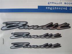 Aufkleberset Bandit 3-teilig