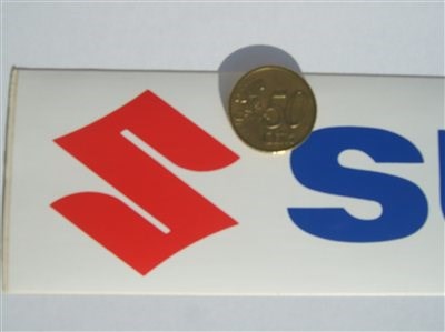 Aufkleber SUZUKI außen - Bild 3