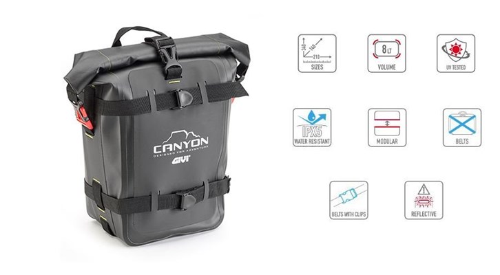 Wasserdichte Cargotasche CANYON für BMW R 80 Modelle Wasserdichte Cargotasche CANYON für BMW R 80 Modelle