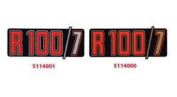 Aufkleber R100/7 für BMW R 80 Modelle