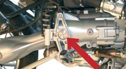 Fussrastenverschlusskappe für BMW R850GS, R1100GS, R1150GS & Adventure