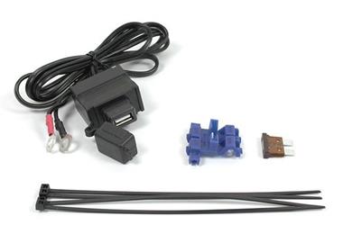 USB Steckdose 12V mit Gewinde & Mutter
