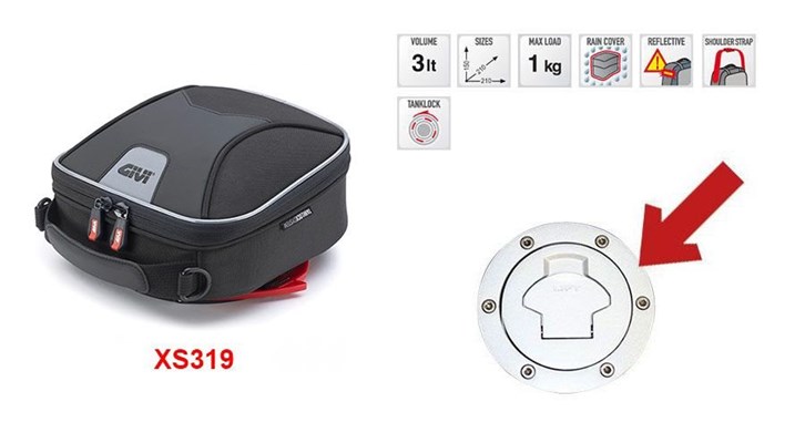 Tankrucksack XS319 für BMW R850R, R1100R, R1150R & Rockster Tankrucksack XS319 für BMW R850R, R1100R, R1150R & Rockster