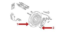 Bremsscheibe hinten ABS für BMW R1200CL Bremsscheibe hinten ABS für BMW R1200CL