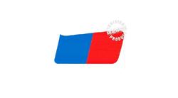 Klebefolie rot-blau rechts für BMW R 80 Modelle