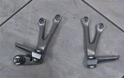 Kawasaki ZX-6R Ninja Fu&#223;raster inkl. Halter hinten links und rechts