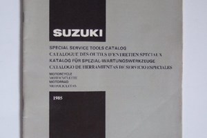 Suzuki Katalog f&#252;r Spezial-Wartungswerkzeuge 1985