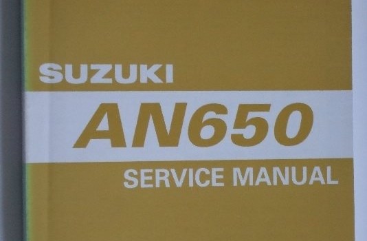 Suzuki Reparaturanleitung AN 650 Englisch - Bild 1