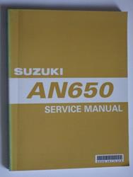 Suzuki Reparaturanleitung AN 650 Englisch