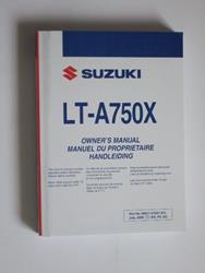Suzuki LT-A750X Benutzerhandbuch En,Fr,Du