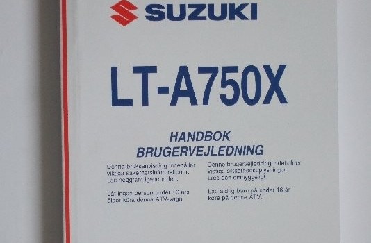 Suzuki LT-A750X Benutzerhandbuch SW,DA - Bild 1