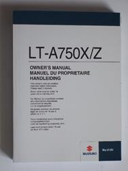 Suzuki LT-A750 X/Z Benutzerhandbuch EN,FR,DU