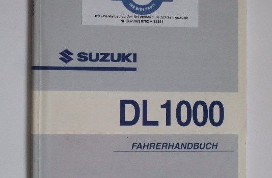 Fahrerhandbuch DL1000 K2 - Bild 1