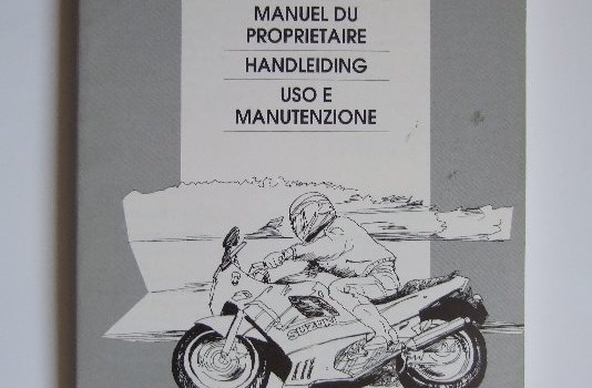 Fahrerhandbuch GSX600F (R=1994) - Bild 1