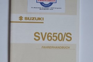 Fahrerhandbuch SV 650/S (K3=2003)