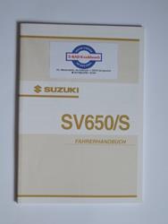 Fahrerhandbuch SV 650/S (K3=2003)