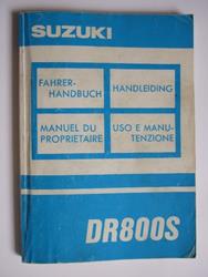 Fahrerhandbuch DR 800S P