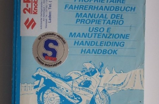 Fahrerhandbuch GSX750F/600F (V=1997) - Bild 1
