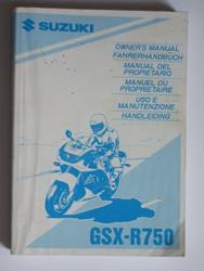 Fahrerhandbuch GSX-R750 (T=1996)