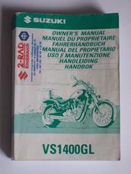 Fahrerhandbuch VS1400GLP (W,X,Y=1998,1999,2000)