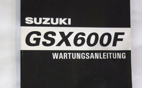 Suzuki Wartungsanleitung GSX600F - Bild 1