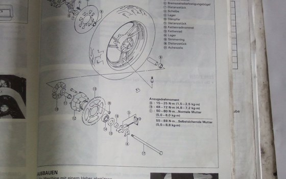 Suzuki Wartungsanleitung GSX600F stark gebraucht - Bild 3