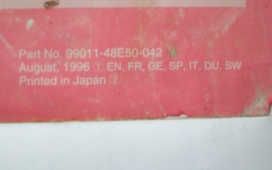 Suzuki Fahrerhandbuch VZ800 (V=1997) - Bild 3