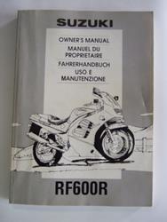 Suzuki Fahrerhandbuch RF600R (R=1994)
