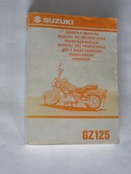 Suzuki Fahrerhandbuch GZ125 (X=1999)