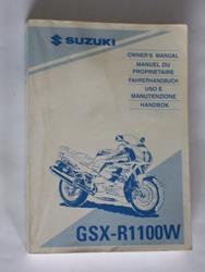 Suzuki Fahrerhandbuch GSX-R1100W (S,T=1995,1996)