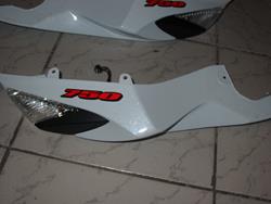 Original Verkleidung Heck Rechts + Blinker kompl. GSXR 750 / 600 2011-