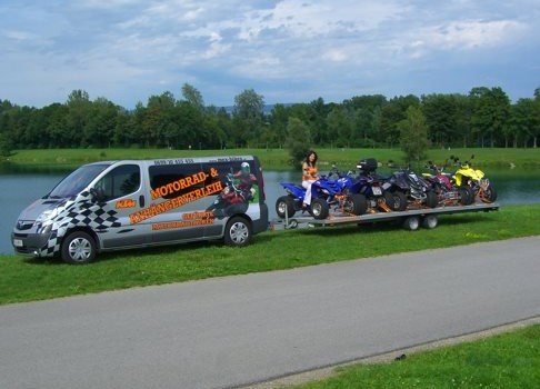 Leihanhänger / Mietanhänger für 9 Bikes / 5 Quads - Bild 1