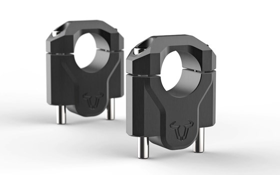 Lenkererhöhung. H=40 mm. Schwarz. R1200GS (12-18), R1250GS (18-). - Bild 1