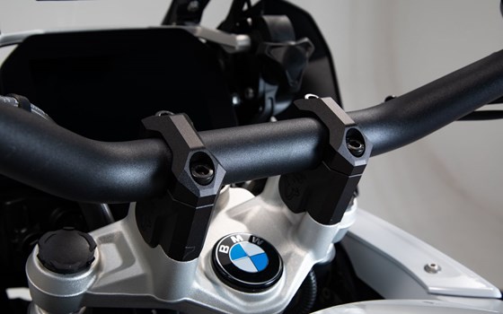 Lenkererhöhung. H=40 mm. Schwarz. R1200GS (12-18), R1250GS (18-). - Bild 3