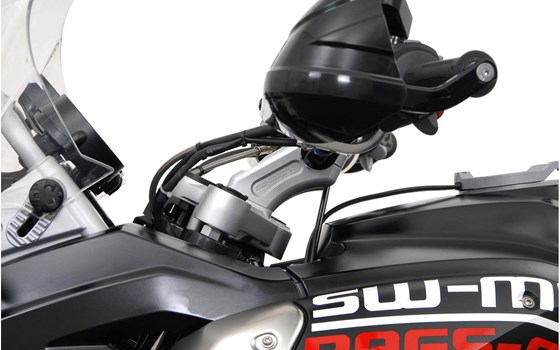 Lenkerverlegung. H=20 mm. Verlegung um 30 mm. Silbern. BMW R1200GS. - Bild 5