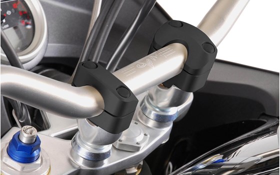 Lenkerkonverter Ø 22 auf 28 mm Lenker. H=20 mm. Schwarz. - Bild 1