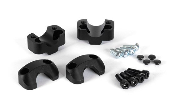 Lenkerkonverter Ø 22 auf 28 mm Lenker. H=20 mm. Schwarz. - Bild 2