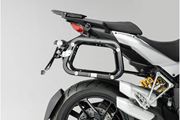 EVO Kofferträger. Schwarz. Ducati Multistrada 1200 / S (10-14).