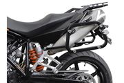 EVO Kofferträger. Schwarz. KTM 990 SM / SM-T / SM-R / 950 SM.