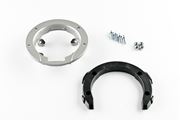 EVO Tankring. Schwarz. BMW R1200R (05-08). Tank ohne Schrauben.