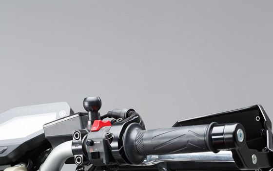 1"" Kugel für M10-Spiegelgewinde. Für M10 x 1,25 mm Gewinde. Für RAM Arm. Schwarz. - Bild 1