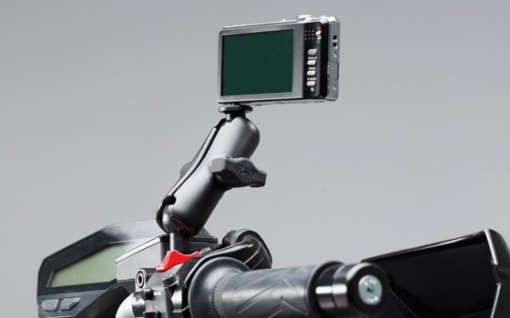 1"" Kugel für M10-Spiegelgewinde. Für M10 x 1,25 mm Gewinde. Für RAM Arm. Schwarz. - Bild 2