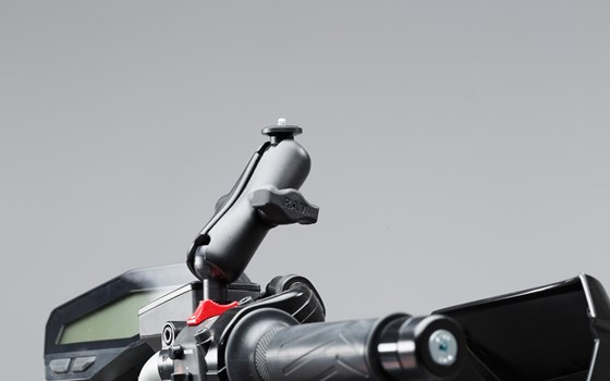 1"" Kugel für M10-Spiegelgewinde. Für M10 x 1,25 mm Gewinde. Für RAM Arm. Schwarz. - Bild 3